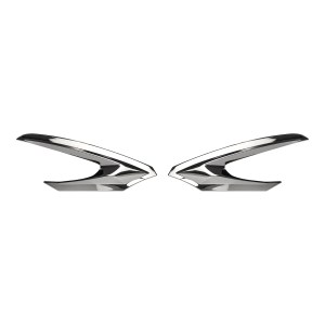 Garnish Lampu Depan All New Aerox 155 (Black Chrome)