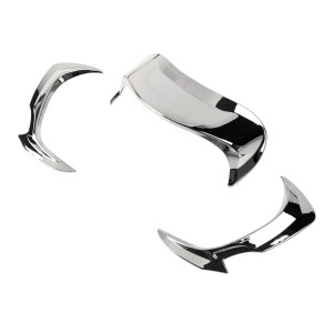 Garnish Lampu Depan All New Scoopy K2F (Black Chrome)