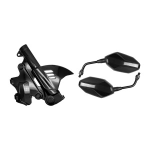Locco Disc Brake Cover Aerox / All New Aerox - Black & Spion Fizz Yamaha Hitam